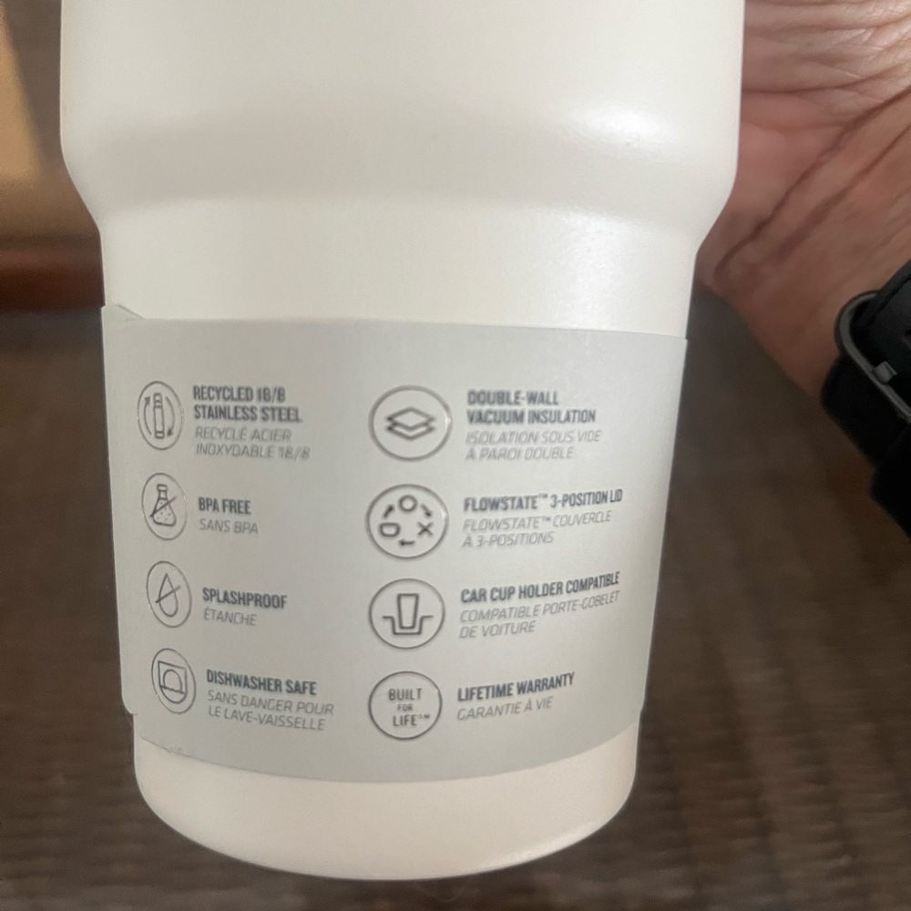 Stanley Cream Flowstate Quencher H2.0 Tumbler 30oz - Picture 5 of 7